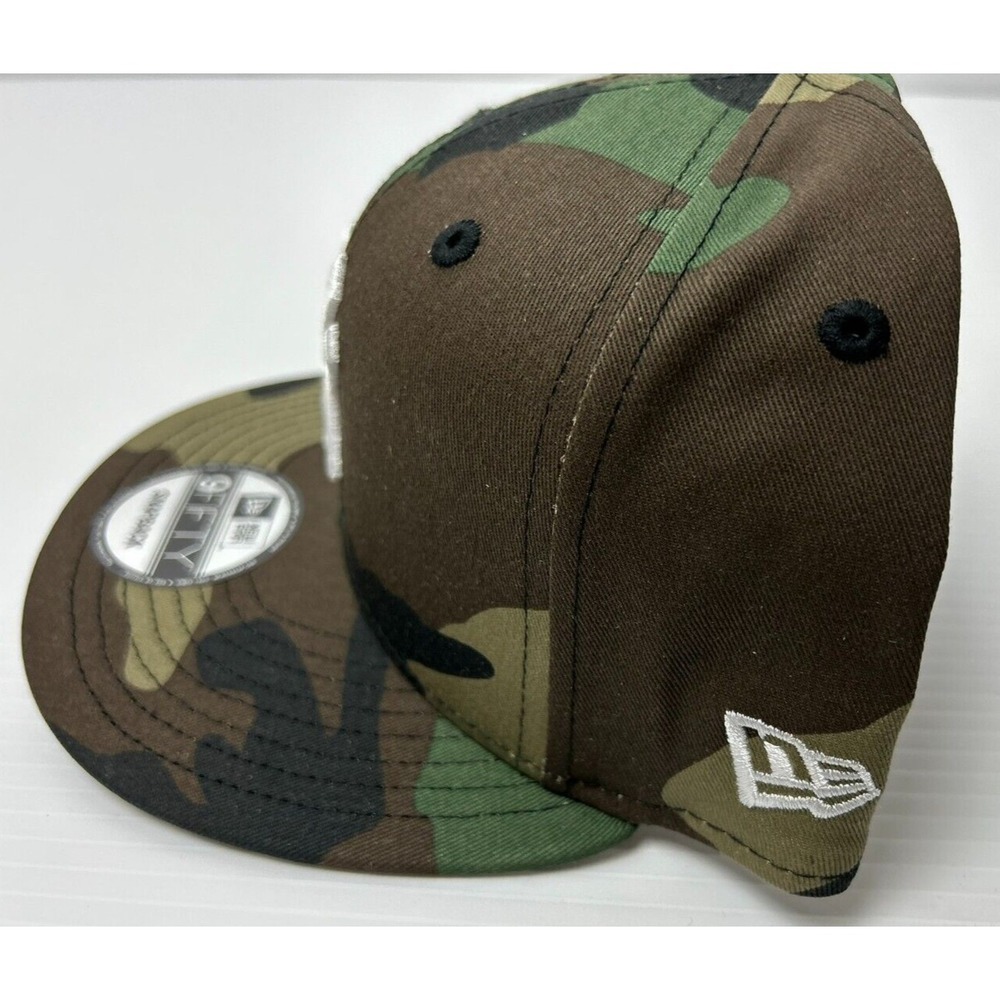 New York Yankees New Era 9Fifty Baseball Camo MLB Snapback Adjustable Hat - Picture 4 of 7